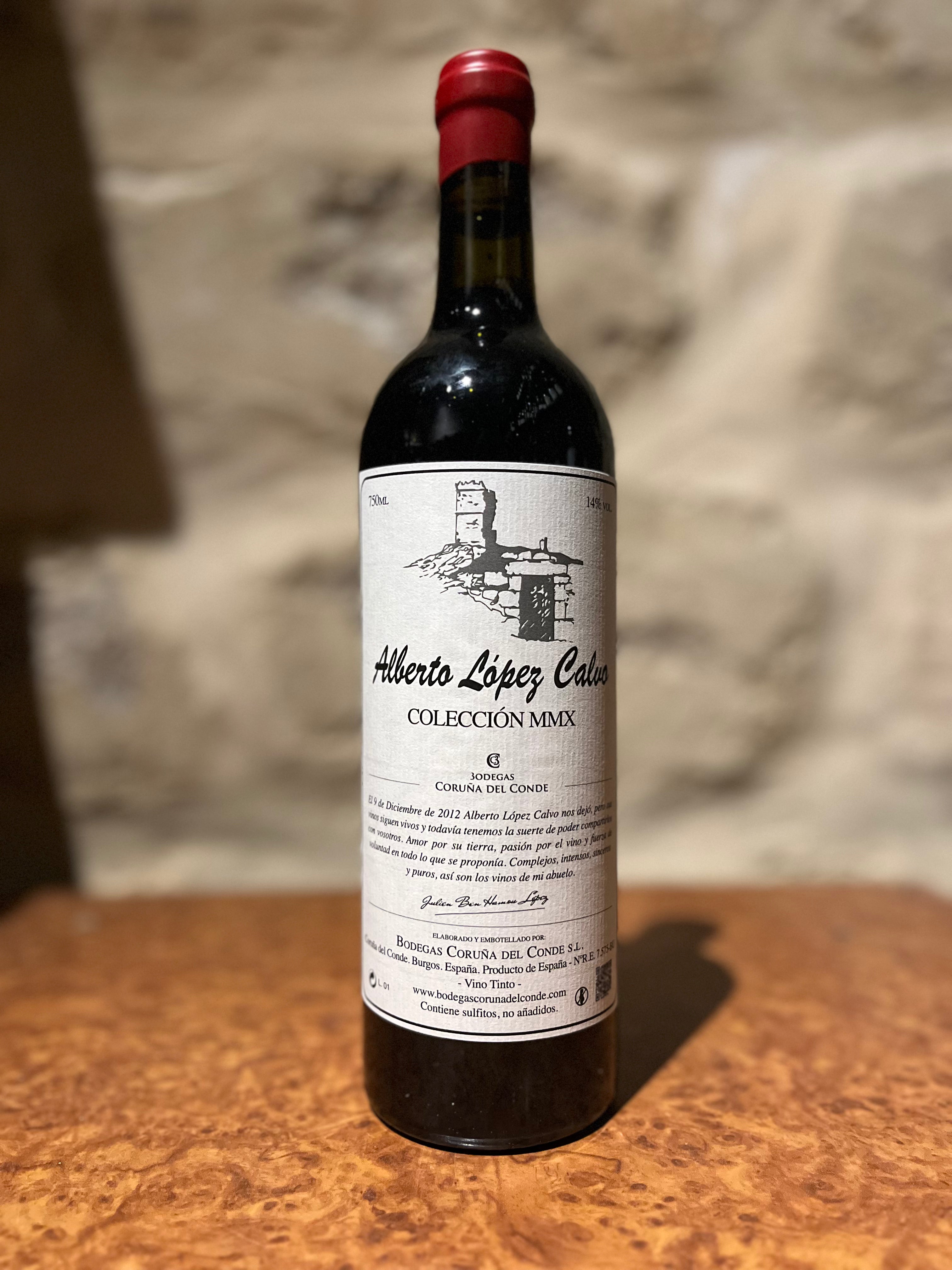 Vin d'Espagne Alberto Lopez Calvo, Bodega Coruna del Conde 2010