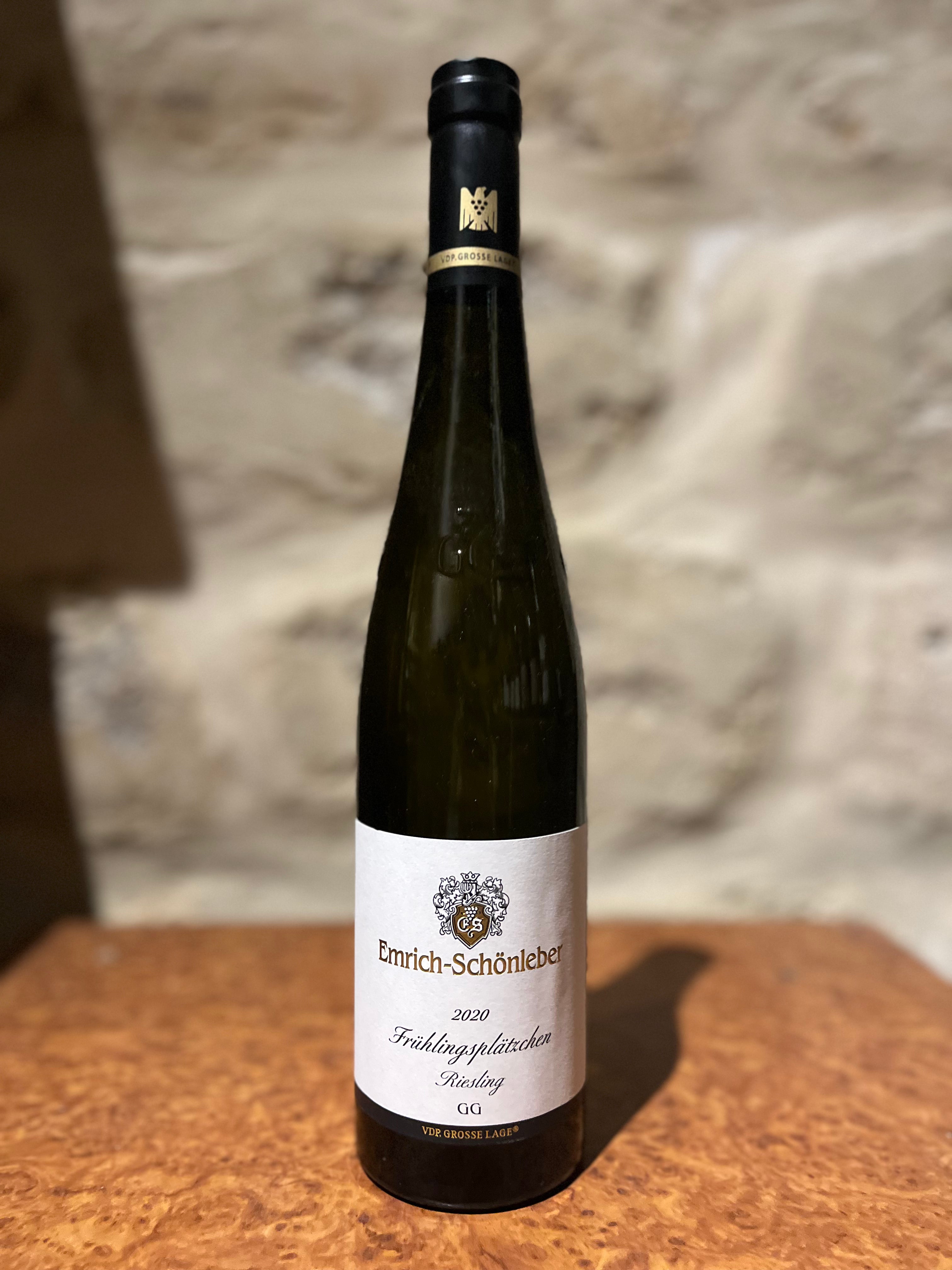 Nahe, Frühlingsplätzchen Riesling GG, Emrich-Schönleber 2020