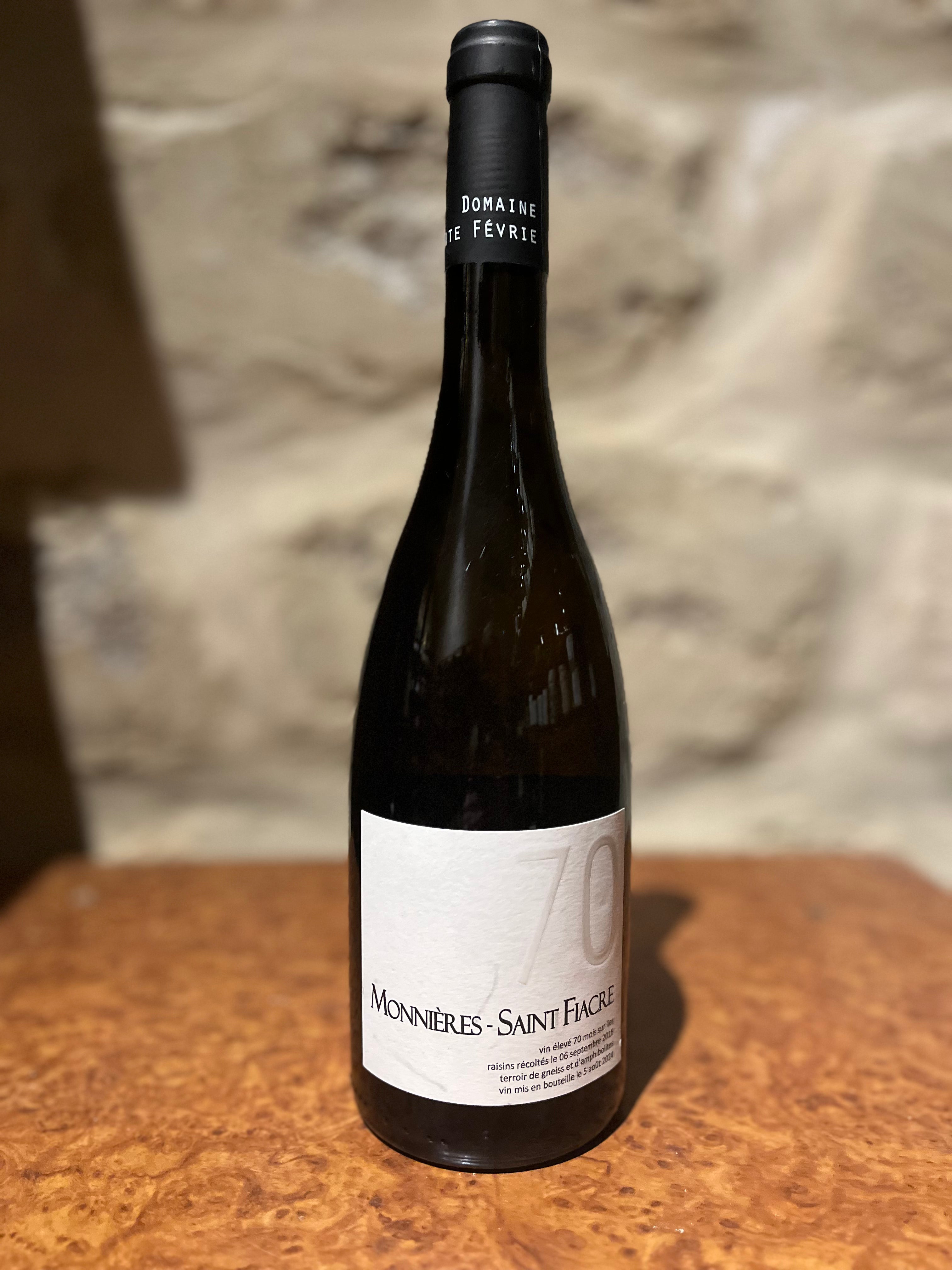 Muscadet Sèvre et Maine Monnières Saint-Fiacre 70 mois, Haute Févrie 2018